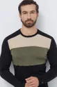 μαύρο Λειτουργικό μακρυμάνικο πουκάμισο Smartwool Classic Thermal Merino