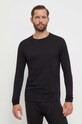 Smartwool longsleeve funkcyjny Classic All-Season Merino Planet friendly czarny SW016953
