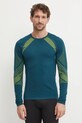 Функциональный лонгслив Smartwool Intraknit Active Planet friendly бирюзовый SW012790