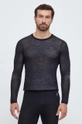 fekete Smartwool funkcionális hosszú ujjú ing Intraknit Thermal Merino Férfi