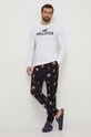Hollister Co. piżama wzorzyste czarny KI313.3002.906