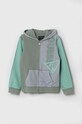 Guess bluza dziecięca z kapturem zielony L3YQ08.K82T0.9BYX