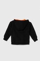 Detská bavlnená mikina Guess N3YQ04.KAD73.9BYX čierna AW23