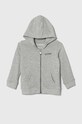 Детская хлопковая кофта Guess с капюшоном серый N3YQ07.KAUG0.9BYX