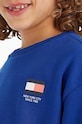 Tommy Hilfiger bluza bawełniana dziecięca KB0KB08291.74.122.9BYX niebieski