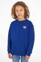 niebieski Tommy Hilfiger bluza bawełniana dziecięca Chłopięcy