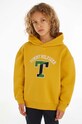 Παιδική μπλούζα Tommy Hilfiger απλικέ κίτρινο KB0KB08293.128.176.9BYX