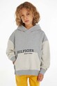 Tommy Hilfiger bluza bawełniana dziecięca nadruk szary KB0KB08298.128.176.9BYX