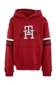 Дитяча кофта Tommy Hilfiger бордо