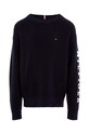 Tommy Hilfiger pulover de bumbac pentru copii KB0KB08364.128.176.9BYX bleumarin AW23