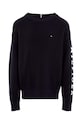 Детский хлопковый свитер Tommy Hilfiger KB0KB08364.128.176.9BYX тёмно-синий AW23