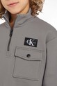 Παιδική μπλούζα Calvin Klein Jeans IB0IB01694.9BYX γκρί
