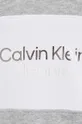 siva Otroški bombažen pulover Calvin Klein Jeans