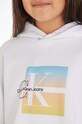 Παιδική βαμβακερή μπλούζα Calvin Klein Jeans IG0IG02022.9BYX λευκό
