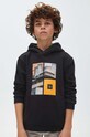 Mayoral bluza dziecięca z kapturem czarny 7423.7C.Junior.9BYX