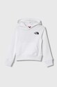The North Face hanorac de bumbac pentru copii B GRAPHIC HOODIE 1 print alb NF0A854W