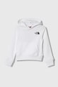 The North Face bluza bawełniana dziecięca B GRAPHIC HOODIE 1 nadruk biały NF0A854W