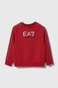 EA7 Emporio Armani bluza dziecięca pozostałe czerwony 6RBM57.BJEXZ