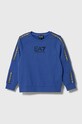 EA7 Emporio Armani bluza dziecięca pozostałe niebieski 6RBM62.BJEXZ