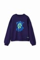 Детская хлопковая кофта Desigual 23WBSK03 тёмно-синий AW23