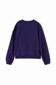 CHLAPEC Dětská bavlněná mikina Desigual 23WBSK03 námořnická modř