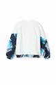 Chłopiec Desigual bluza bawełniana dziecięca 23WBSK06 niebieski