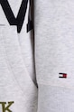 Dětská mikina Tommy Hilfiger šedá KB0KB08498.128.176.9BYX
