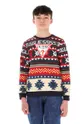Otroški bombažen pulover Guess Fantovski