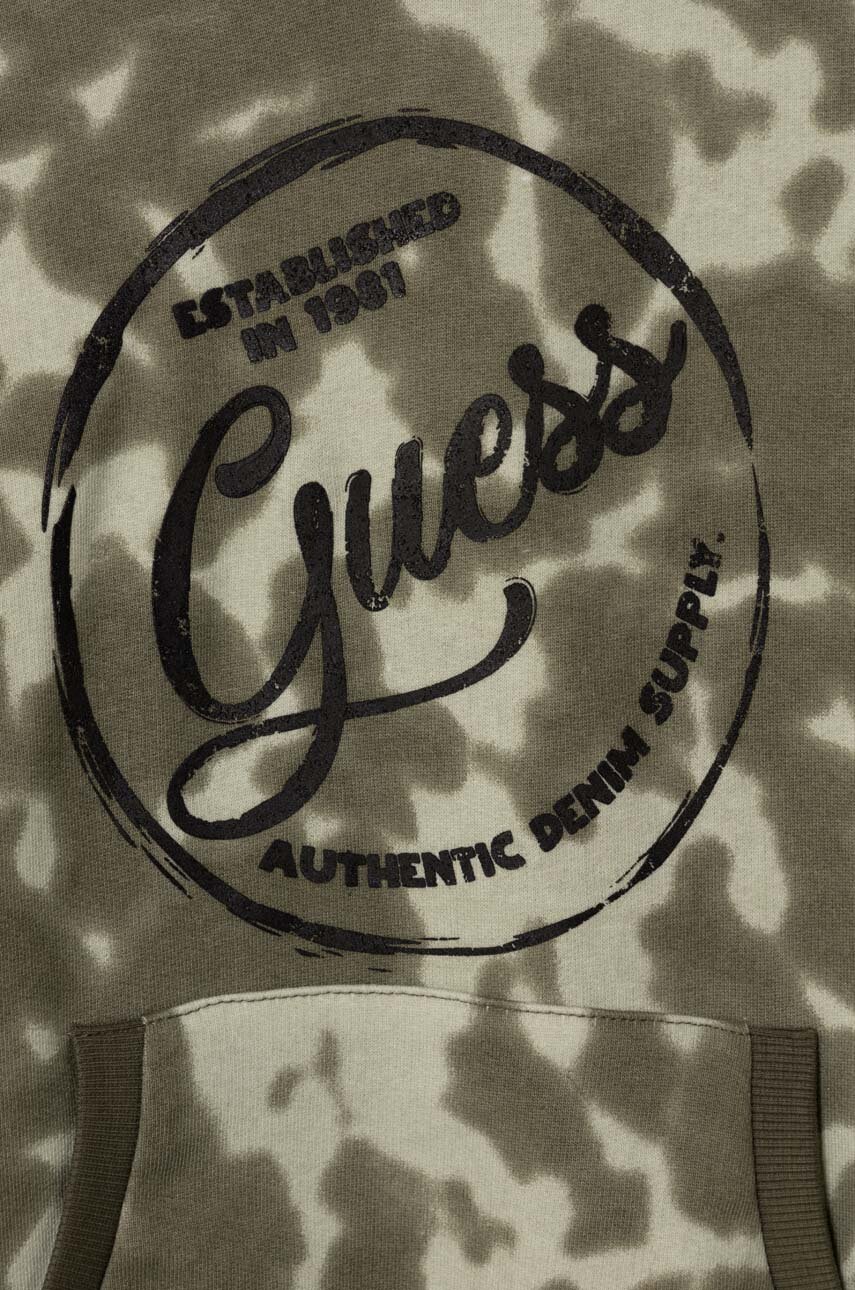Chłopiec Guess bluza bawełniana dziecięca L3BQ06.KAD73.9BYX zielony