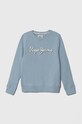 Pepe Jeans bluza copii print albastru PB581532