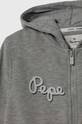 Момче Детски памучен суичър Pepe Jeans PB581534 сив