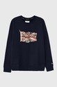 Pepe Jeans bluza bawełniana dziecięca nadruk granatowy PB581524