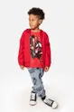 κόκκινο Παιδική βαμβακερή μπλούζα Coccodrillo Για αγόρια