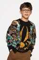 μαύρο Παιδική βαμβακερή μπλούζα Coccodrillo Για αγόρια