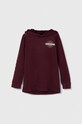 Abercrombie & Fitch pulover copii model fin burgundia KI223.3132