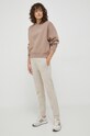 Mikina Calvin Klein K20K205712 béžová AW23
