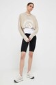 Bavlněná mikina Guess V3YQ13.K68I0 béžová AW23