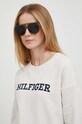 Bombažen pulover Tommy Hilfiger bež WW0WW38860