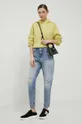 Dukserica Calvin Klein Jeans zelena
