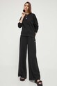 Tommy Jeans bluza bawełniana DW0DW16138 czarny AW23