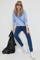 Tommy Jeans bluza DW0DW15649 niebieski AW23