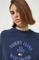 σκούρο μπλε Βαμβακερή μπλούζα Tommy Jeans