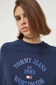 Tommy Jeans hanorac de bumbac bleumarin DW0DW16137