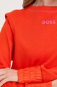 Bavlnená mikina BOSS 50495470 oranžová