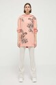 HUGO bluza bawełniana 50495069 pomarańczowy AW23