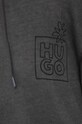 Βαμβακερή μπλούζα HUGO 50495069 μαύρο