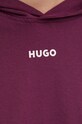 Mikina s kapucňou HUGO SHUFFLE_HOODIE 50490594 fialová