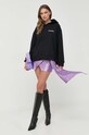 Pinko bluza bawełniana 101767.A13L czarny AW23