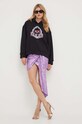 Pinko bluza bawełniana 101767.A13M czarny AW23