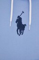Бавовняна кофта Polo Ralph Lauren 211910128 блакитний